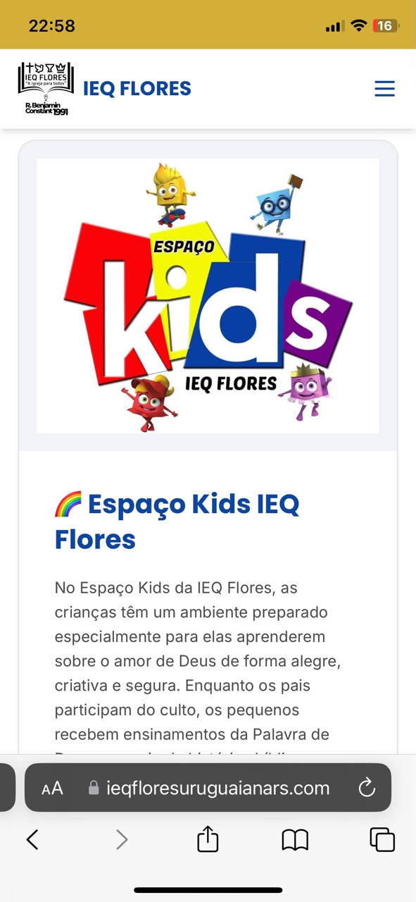 IEQ Flores — Espaço Kids